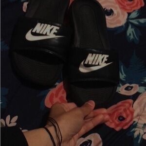 Nike Black Slide Sandals